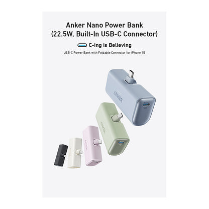 Anker PowerBank Nano 5000 mAh 22,5W 1 x USB-C Port black