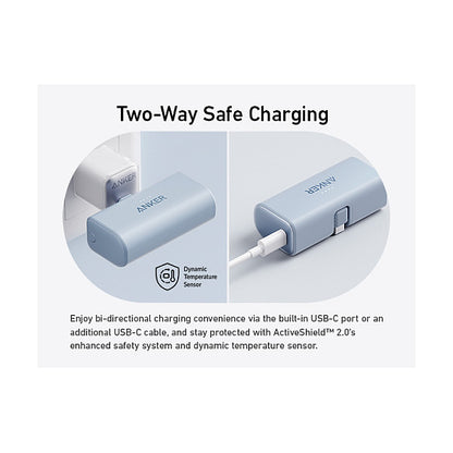 Anker PowerBank Nano 5000 mAh 22,5W 1 x USB-C Port black