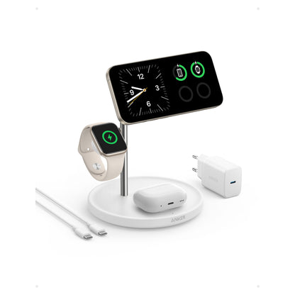 Anker MagGo Wireless Charging Station 3-in-1 faltbar white