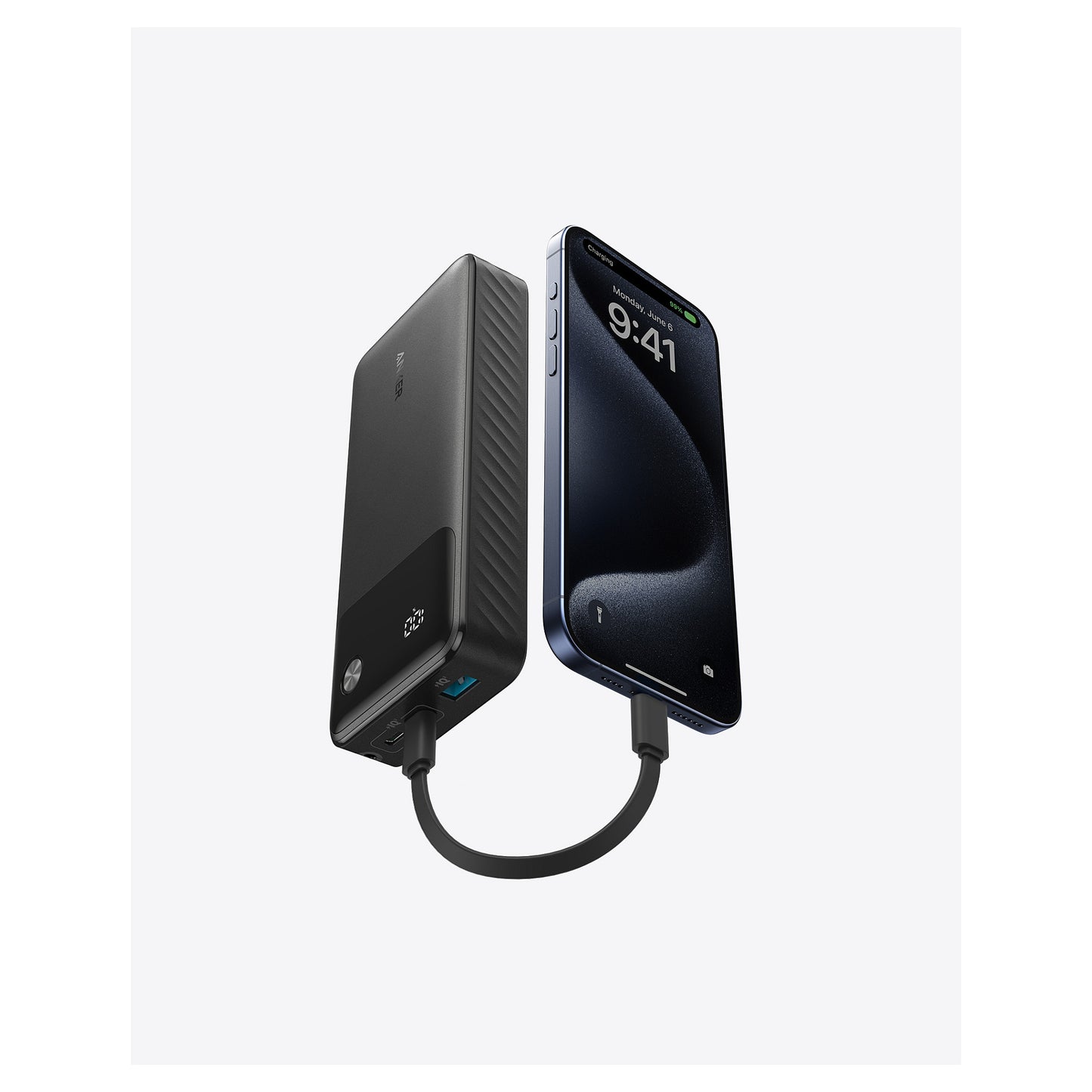 Anker PowerBank 20.000 mAh 30W 1x USB-A 2 x USB-C inkl. USB-C Kabel black