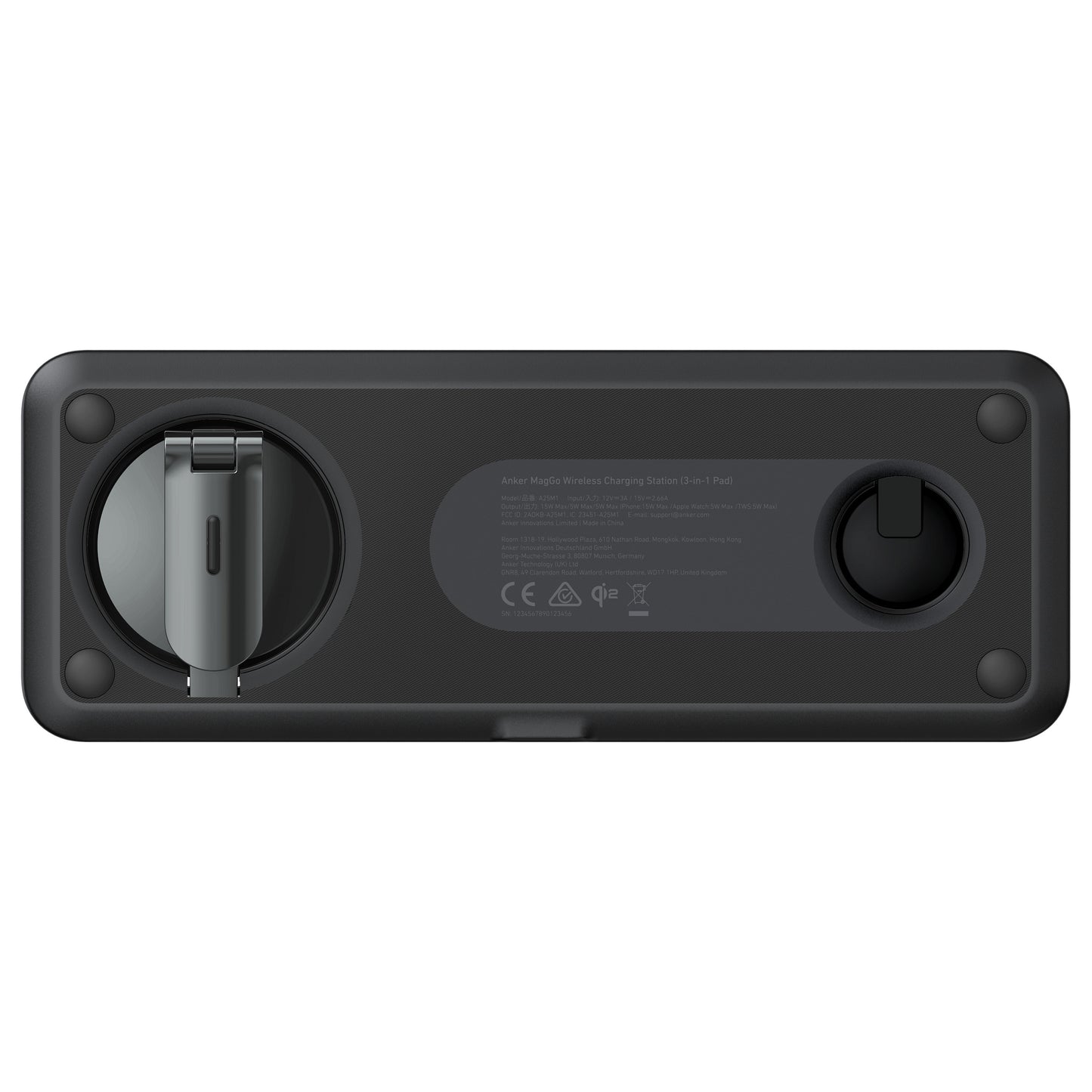 Anker MagGo Magnetic Charger 15W wireless PowerIQ Pad black