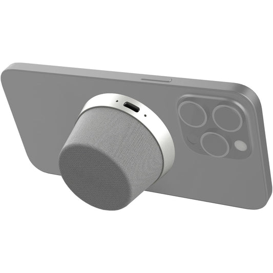 4smarts SoundForce Bluetooth Lautsprecher MagSafe silbergrau