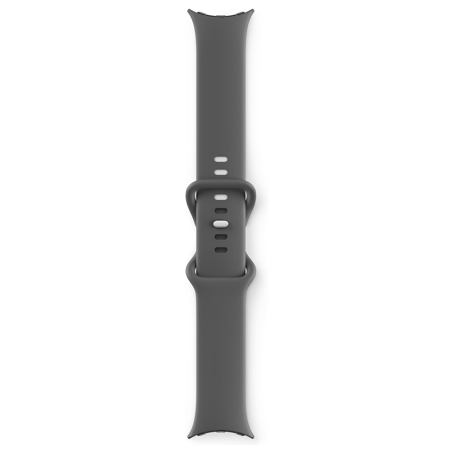 Google Pixel Watch polished silver stainless steel 41mm charcoal active band DE