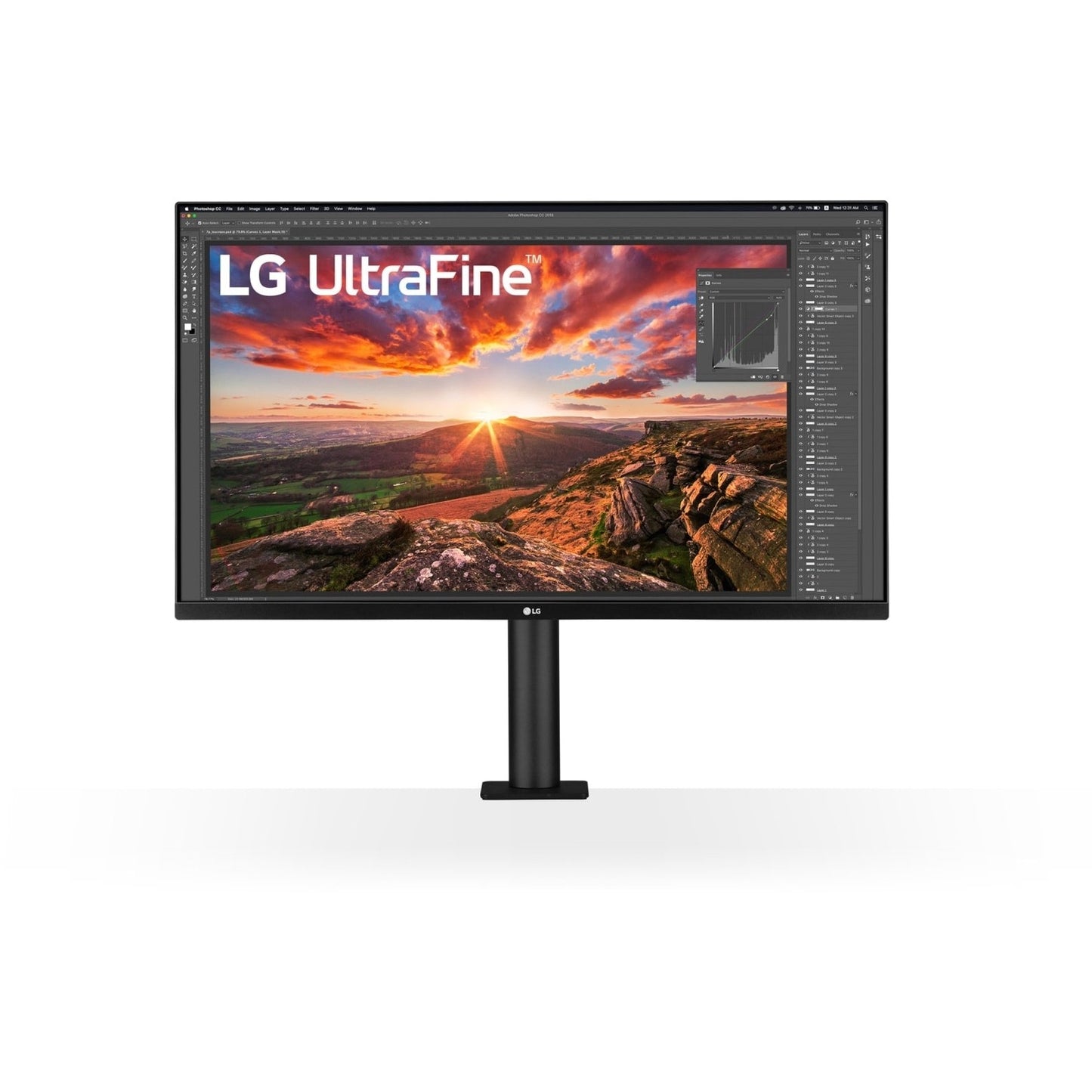 83,3cm/32" (3840x2160) LG UltraFine Ergo 32UN880K-B 16:9 4K UHD IPS