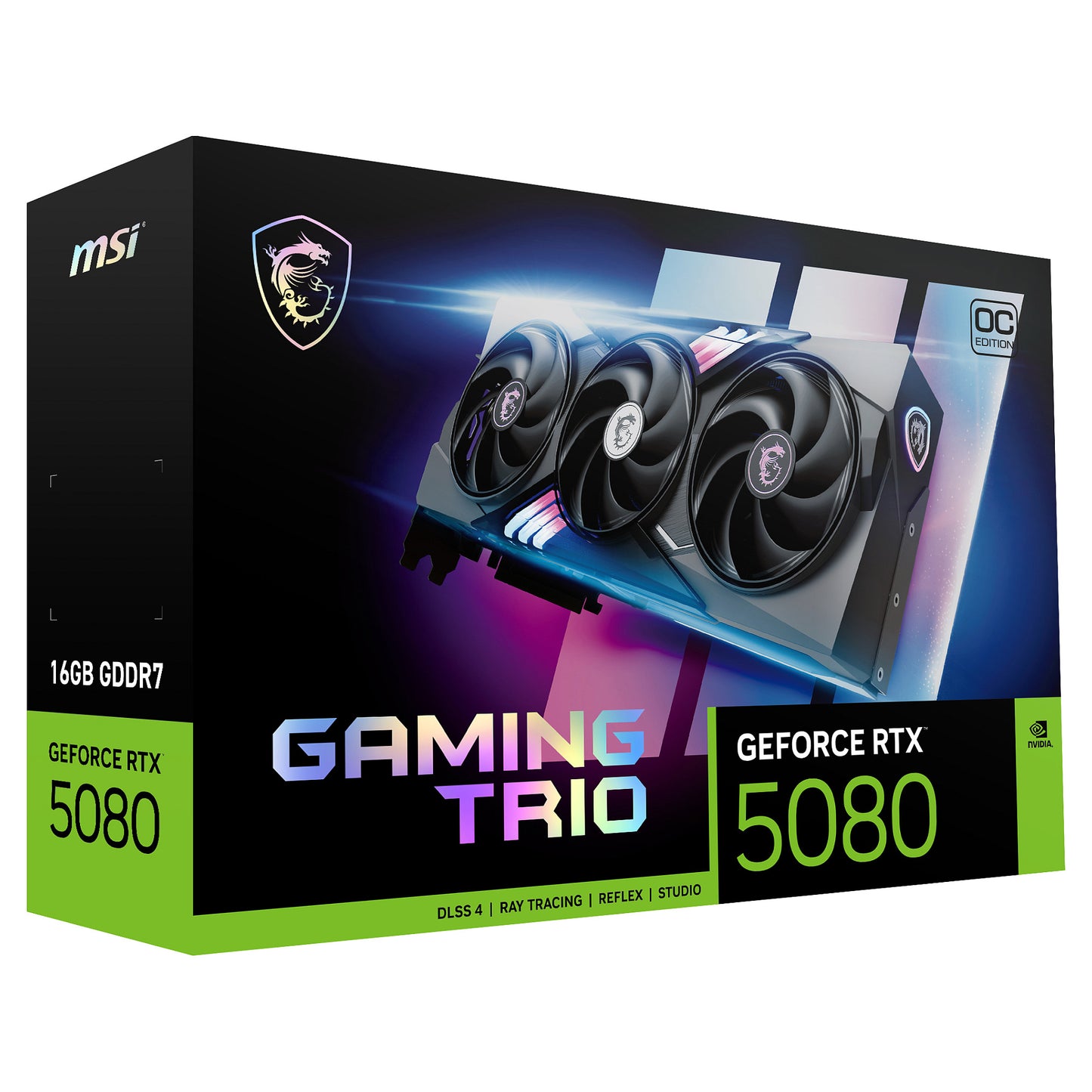 RTX 5080 16GB MSI Gaming Trio OC GDDR7 3Fan