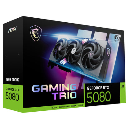 RTX 5080 16GB MSI Gaming Trio OC GDDR7 3Fan