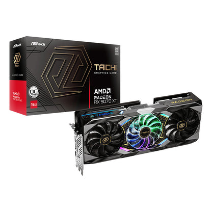 RX 9070XT 16GB ASRock Radeon Taichi GDDR6 3Fan