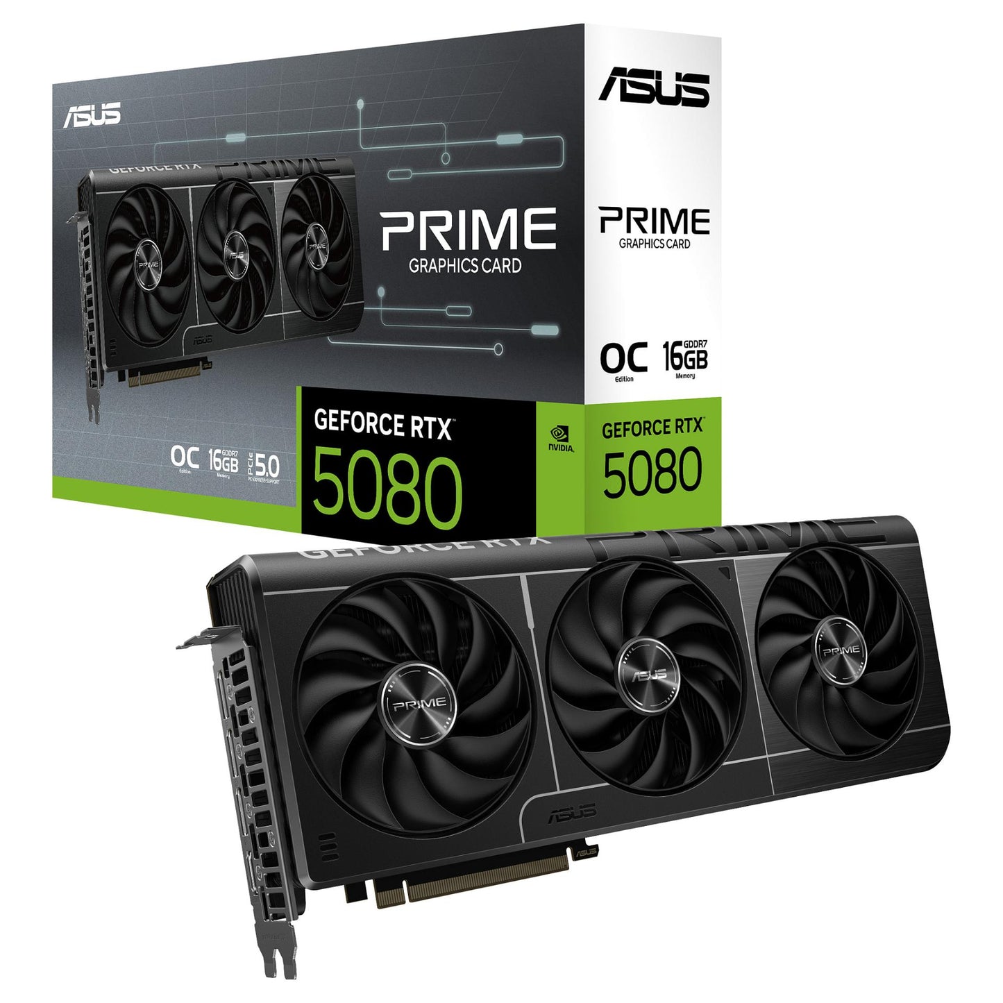RTX 5080 16GB ASUS Prime OC GDDR7 3Fan
