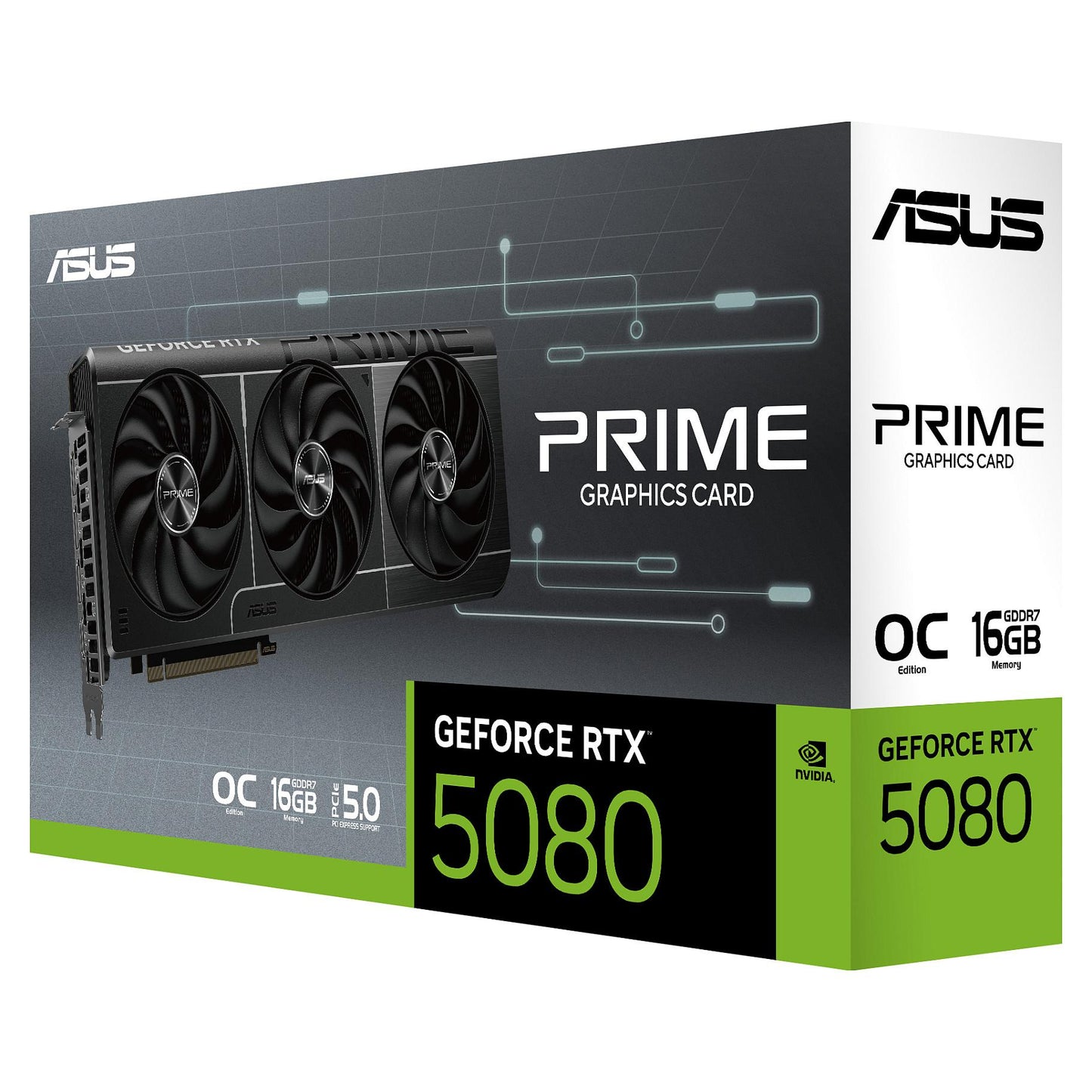 RTX 5080 16GB ASUS Prime OC GDDR7 3Fan