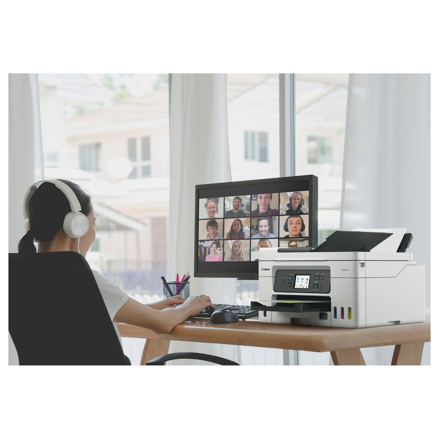 T Canon MAXIFY GX4050 Tinten-Multifunktionssystem 4in1 A4 LAN WLAN Duplex ADF
