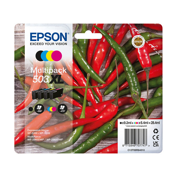 Epson Tinte Multipack 503XL BKCMY 4er-Pack