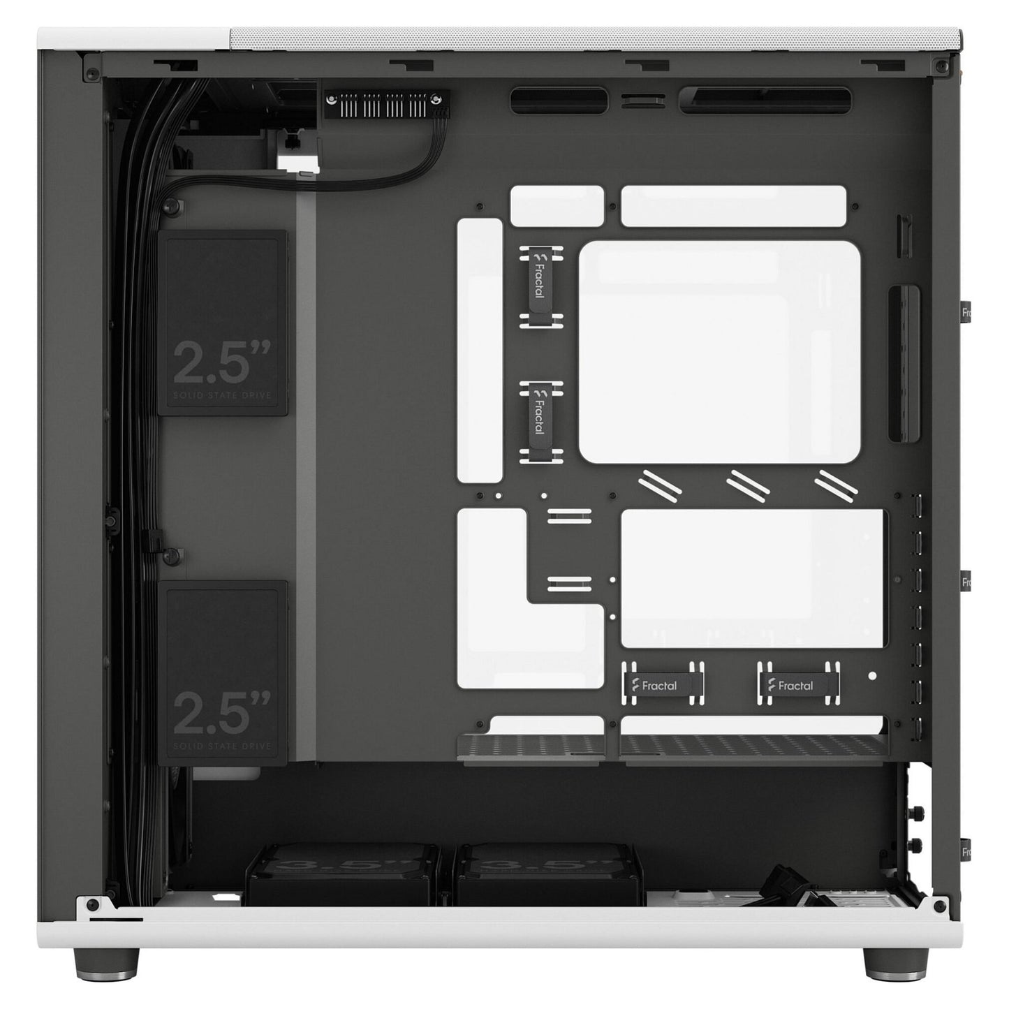 Midi Fractal Design North XL RC Chalk White TG clear