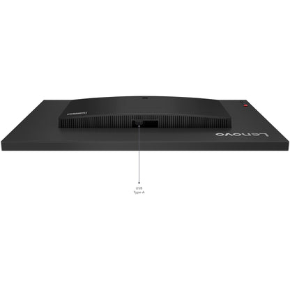 61cm/24" (1920x1200) Lenovo ThinkVision T24d-30 16:10 FHD IPS 4ms 100Hz HDMI VGA DP Speaker Pivot Black