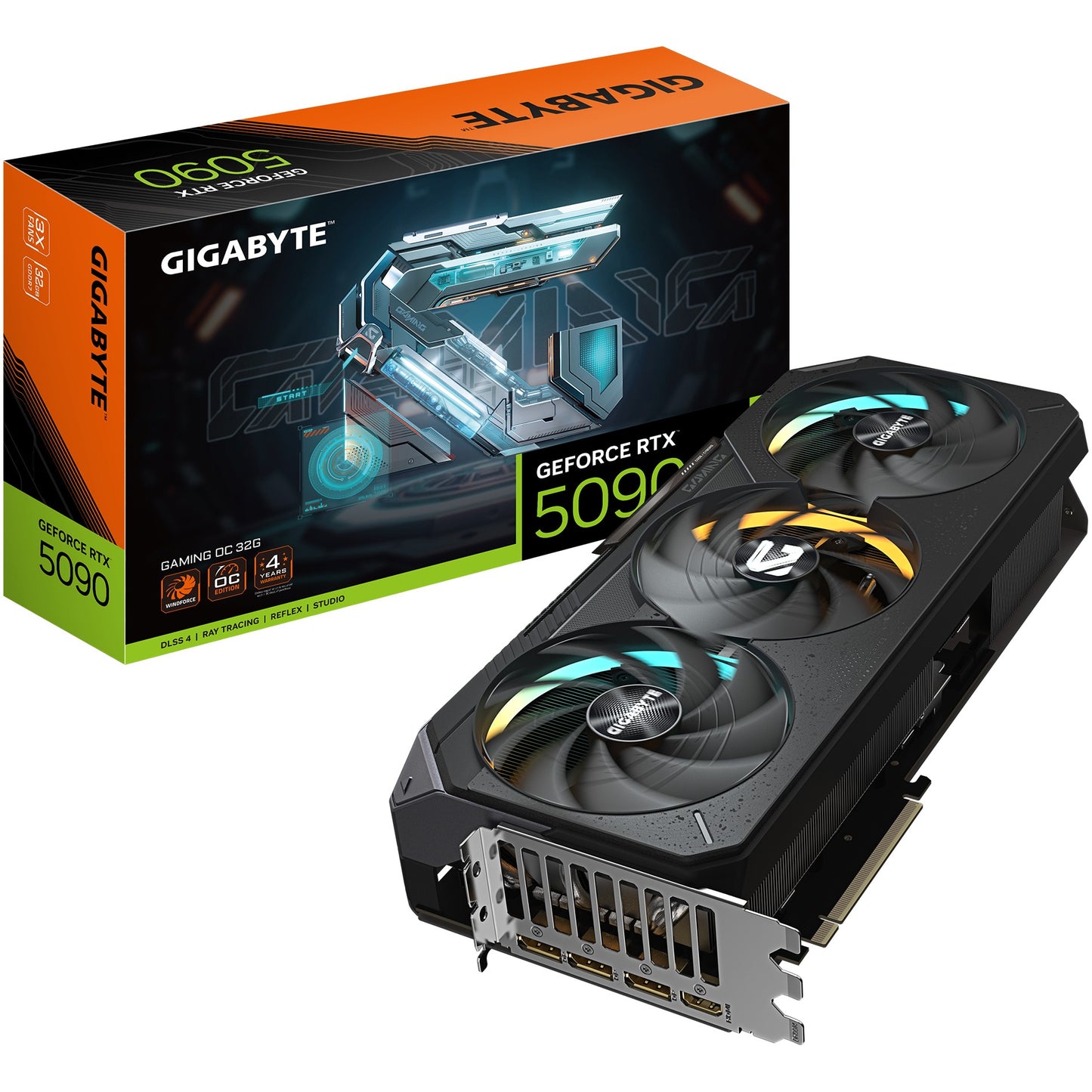 RTX 5090 32GB Gigabyte Gaming OC GDDR7 3Fan