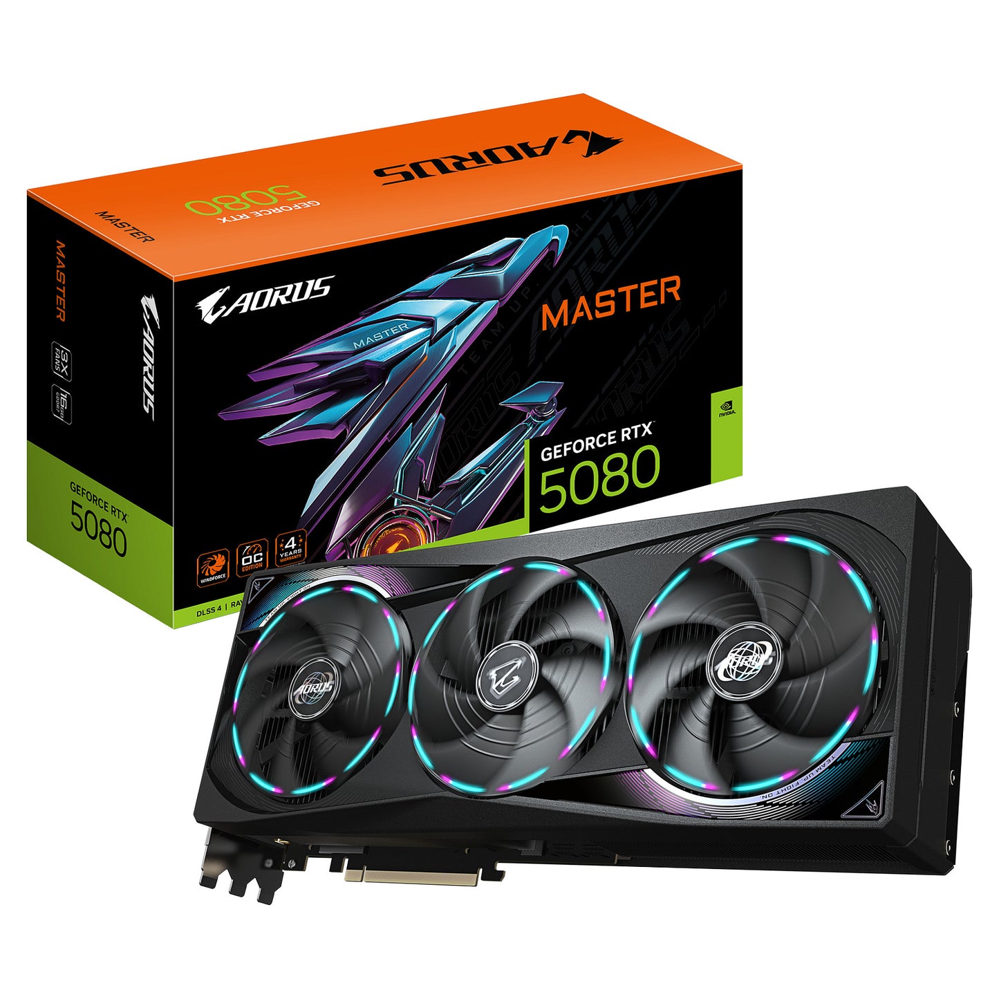 RTX 5080 16GB Gigabyte Aorus Master GDDR7 3Fan