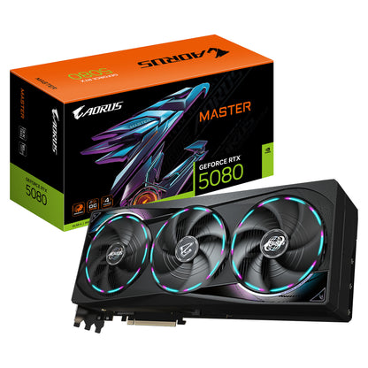RTX 5080 16GB Gigabyte Aorus Master GDDR7 3Fan
