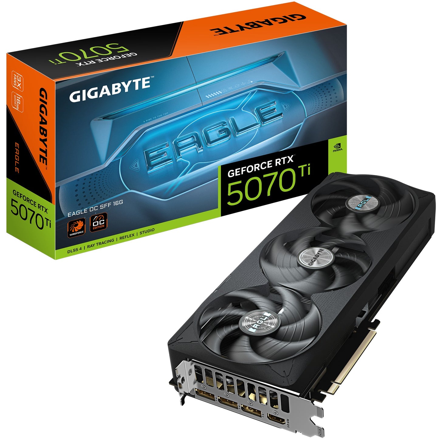 RTX 5070 Ti 16GB Gigabyte Eagle OC SFF GDDR7 3 Fan