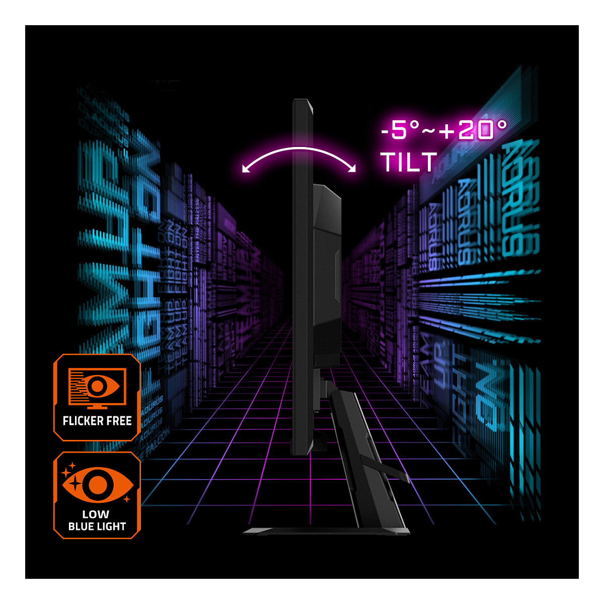 68,6cm/27" (2560x1440) Gigabyte GS27QA 16:9 QHD SS IPS 1ms 180Hz 2xHDMI DP Black