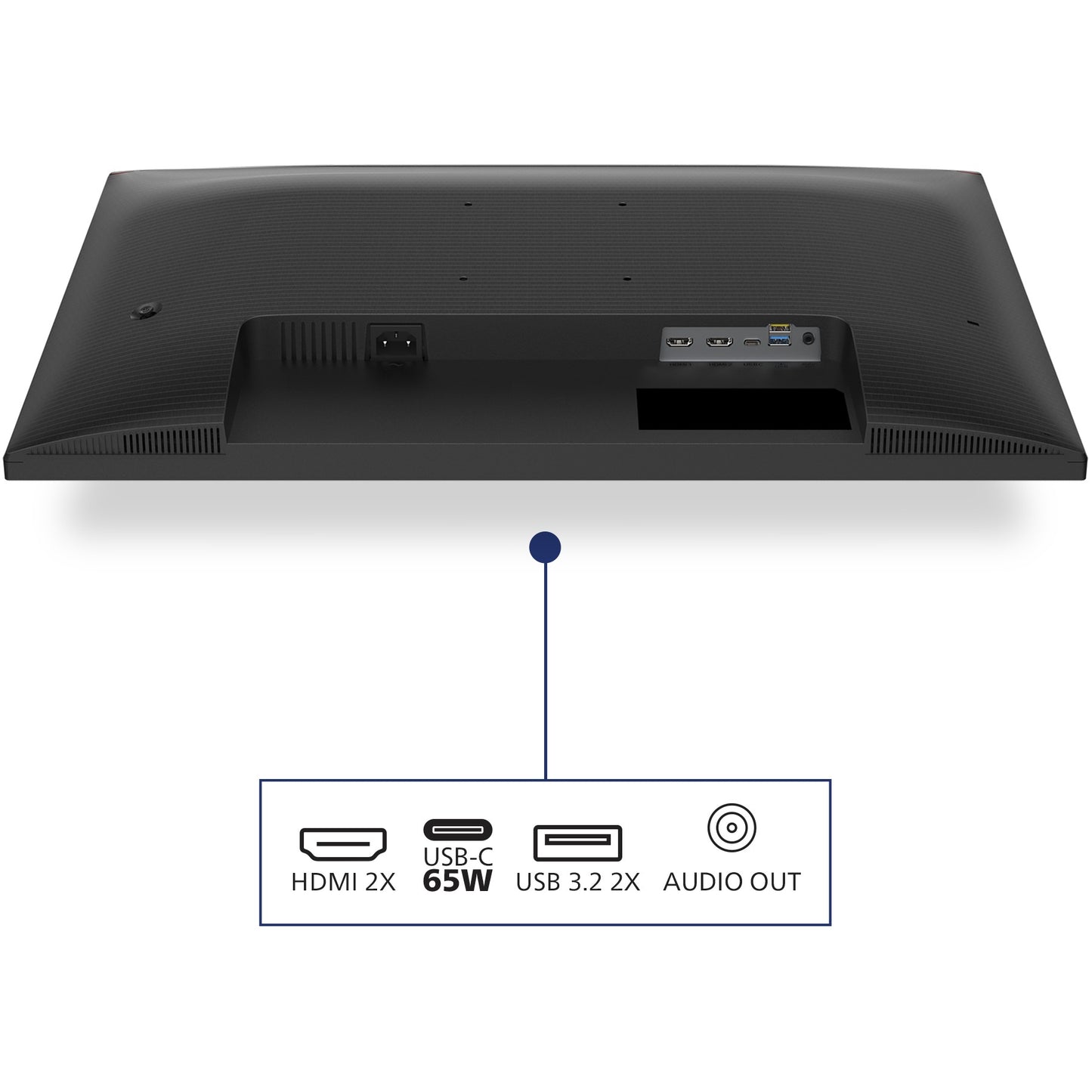 68,6cm/27" (3840x2160) Philips 27E1N1900AE 16:9 4K UHD IPS HDR10 4ms 60Hz 2xHDMI USB-C Speaker Black
