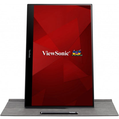 40,6cm/16" (1920x1080) ViewSonic TD1655 16:9 FHD IPS Touch Portable 6,5ms 60Hz MiniHDMI USB-C Speaker silver