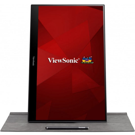 40,6cm/16" (1920x1080) ViewSonic TD1655 16:9 FHD IPS Touch Portable 6,5ms 60Hz MiniHDMI USB-C Speaker silver
