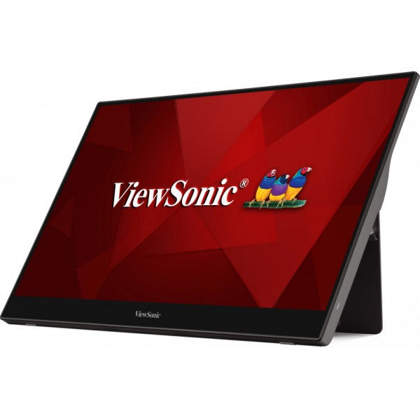 40,6cm/16" (1920x1080) ViewSonic TD1655 16:9 FHD IPS Touch Portable 6,5ms 60Hz MiniHDMI USB-C Speaker silver