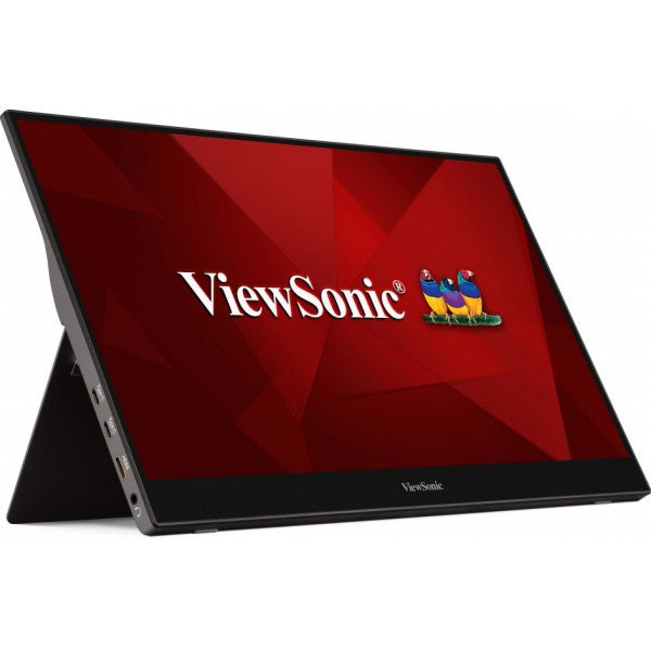 40,6cm/16" (1920x1080) ViewSonic TD1655 16:9 FHD IPS Touch Portable 6,5ms 60Hz MiniHDMI USB-C Speaker silver
