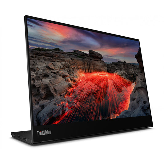 35,6cm/14" (2240x1400) Lenovo ThinkVision M14t Gen 2 IPS Touch portable 6ms 60Hz 2xUSB-C Black