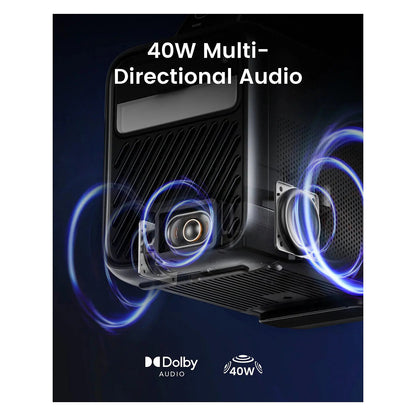 (1920x1080) Anker Nebula Mars 3 DLP LED 1000-Lumen 16:9 HDMI USB Android TV Bluetooth Speaker Full HD Black