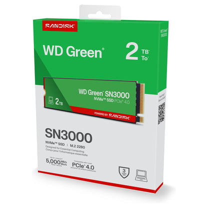M.2 2TB WD Green SN3000 NVMe PCIe 4.0 x 4