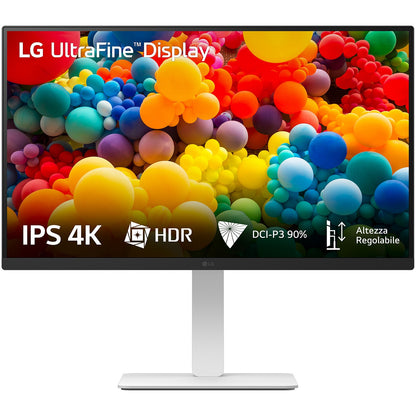 68,4cm/27" (3840x2160) LG UltraFine 27US550-W 16:9 4K UHD IPS 5ms 60Hz HDR10 2xHDMI DP Pivot White
