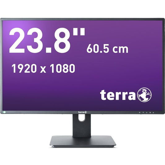 61 cm/24 Zoll (1920 x 1080) TERRA 2456W PV V3 16:9 FHD IPS 5 ms 75 Hz HDMI DVI DP Lautsprecher Schwarz
