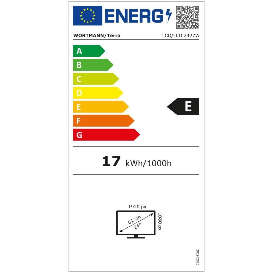 60,5cm/23,8" (1920x1080) TERRA 2427W V2 16:9 FHD VA 5ms 100Hz HDMI DP USB-C Vesa Black