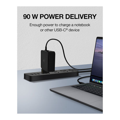ICY BOX IB-PS101-PD Universal Notebook Netzteil USB-C 90W 1,8m Kabel