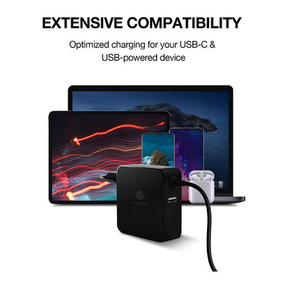 ICY BOX IB-PS101-PD Universal Notebook Netzteil USB-C 90W 1,8m Kabel