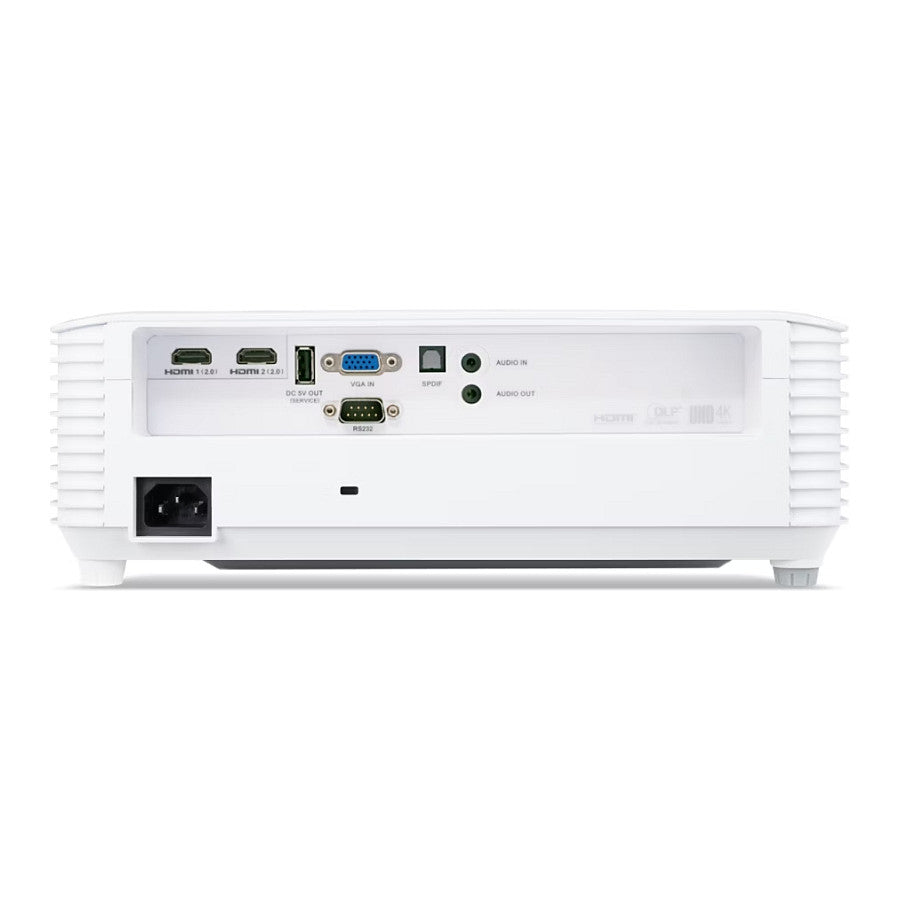 (3840x2160) Acer Beamer X1827 DLP 4000-Lumen 16:9 HDMI VGA Composite Video In USB Speaker UHD White