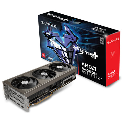 RX 9070 XT 16GB Sapphire NITRO + Radeon OC GDDR6 3 Fan