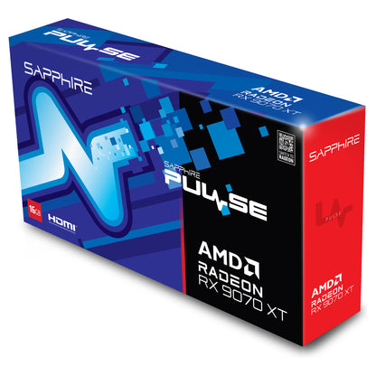 RX 9070 XT 16GB Sapphire Pulse Radeon GDDR6 3 Fan
