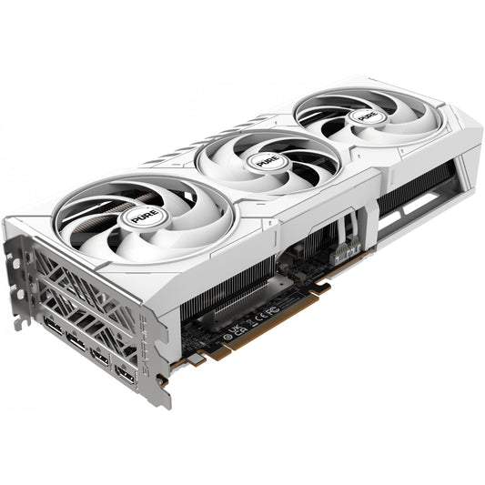 RX 9070 16GB Sapphire Pure Radeon OC GDDR6 3 Lüfter weiß