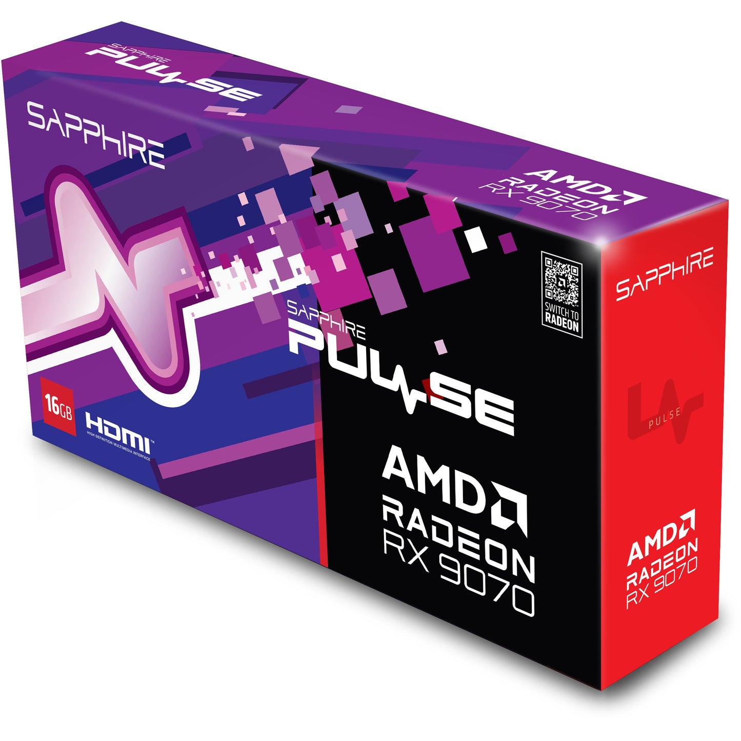 RX 9070 16GB Sapphire Pulse Radeon GDDR6 3