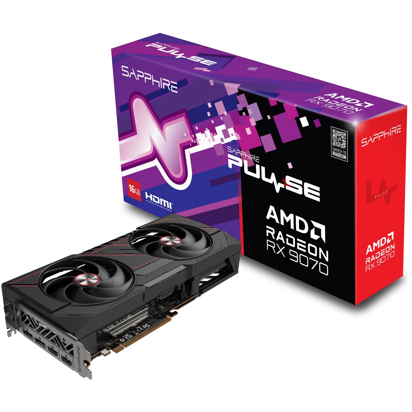 RX 9070 16GB Sapphire Pulse Radeon GDDR6 3