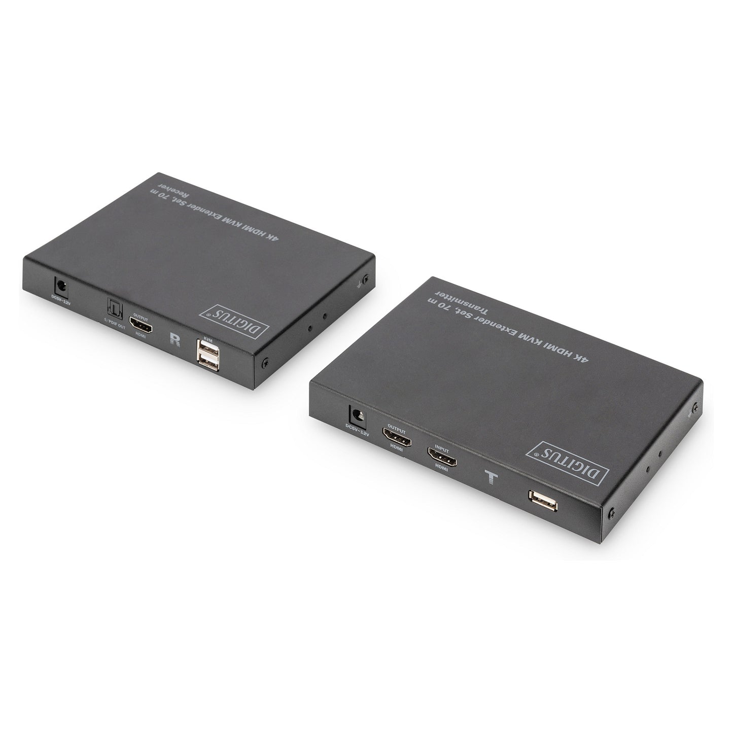 DIGITUS 4K HDMI KVM Extender Set, 70m