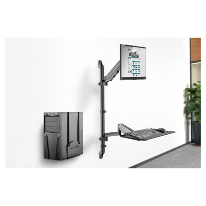 Digitus DA-90372 Flexibler Steh-/ Sitz-Arbeitsplatz zur Wandmontage