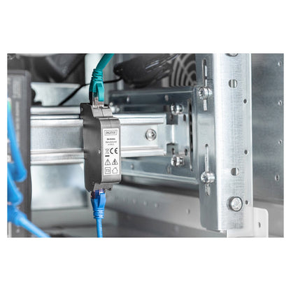 Digitus DN-95421 PoE Überspannungsschutz (RJ45) Schienenmontage