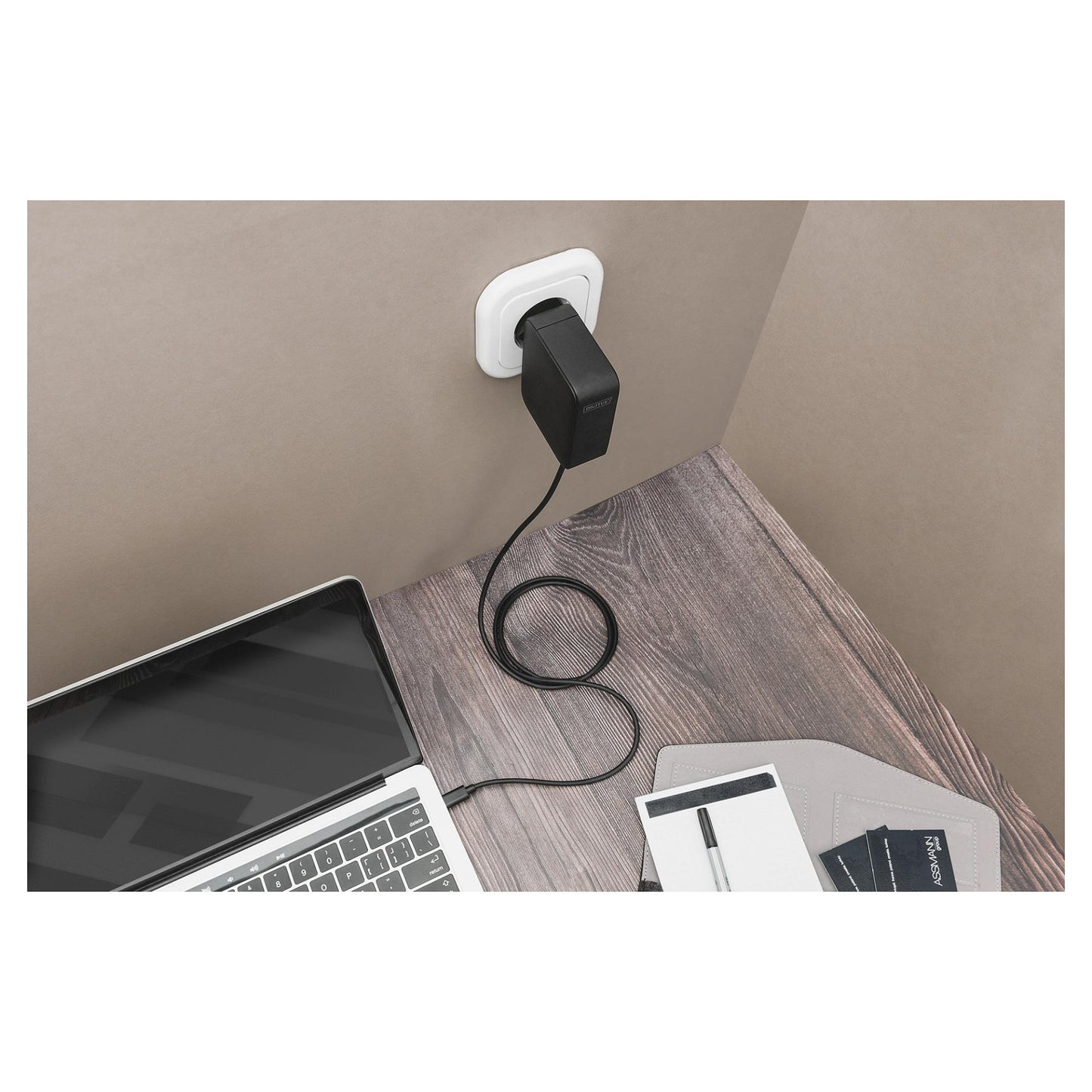 Digitus Universal Notebook Netzteil USB-C 100W PD3.0 1,2m Kabel