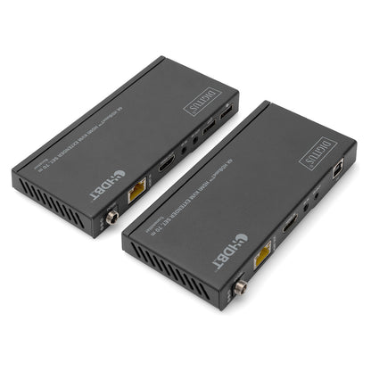 DIGITUS 4K HDBaseT 1x4 HDMI KVM Extender Set, 70m
