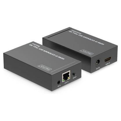 DIGITUS HDMI IP Extender Set HDMI 120m Full HD schwarz