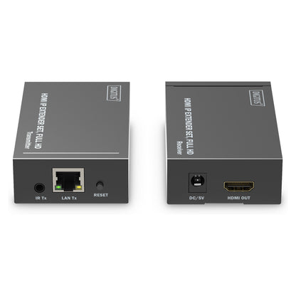 DIGITUS HDMI IP Extender Set HDMI 120m Full HD schwarz