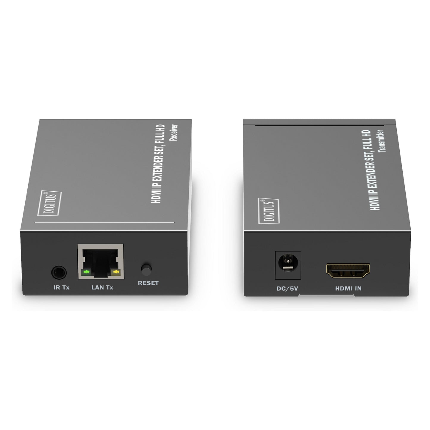 DIGITUS HDMI IP Extender Set HDMI 120m Full HD schwarz