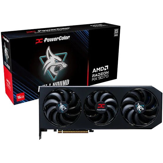 RX 9070 16GB PowerColor Hellhound OC GDDR6 3Fan
